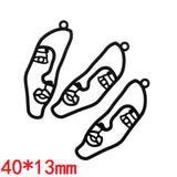 7 pcs High quality Spray paint Beauty Face Charm Woman Earring DIY Charms for Jewelry Making