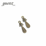 20pcs lute Charms Tibetan Silver Bronze Pendants Antique Charm Jewelry Making DIY Handmade Craft 24*8mm P113