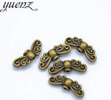 50pcs Antique Butterfly Wings Beads Alloy Spacer Beads For Necklace Bracelet Jewelry Making 14*5mm D438