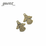 20pcs Charms Angel Metal Pendant Charms For Necklace Bracelet DIY Jewelry Accessories Crafts Pendant 19*14mm I216