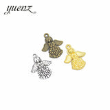 20pcs Charms Angel Metal Pendant Charms For Necklace Bracelet DIY Jewelry Accessories Crafts Pendant 19*14mm I216
