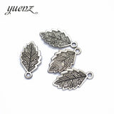 30 pcs Fashion Antique Tree leaf Charms Pendant Bracelets Necklace Jewelry Making Findings Accessories 23*12mm Q370