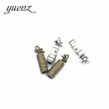 10pcs Bronze Tibetan Silver Plated Charms 22x8mm Jewelry Making Pendant Accessories for DIY Crafts