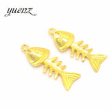 10pcs 3 color Antique Sliver animal fish Charm DIY metal charms for jewelry making 26*12mm D708