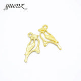 20pcs Alloy Bird Charms Pendants Fit necklace Bracelets Jewelry Making 26*15mm D537