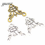 20pcs Antique Silver color Necklace Findings Metal Charm Pendants Jewelry Making DIY Charms Handmade G103