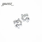 20pcs Horse Charms Antique Silver color Pendant fit Making Bracelets Jewelry Findings DIY Accessories 20*15mm D954