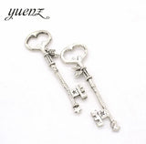 3 pcs 3 colour Antique silver Plated key Charm Pendants for Jewelry Making DIY Accessories Jewelry Findings 76*21mm O203