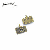 10pcs Antique silver Plated Zinc Alloy Necklaces Pendants Jewelry camera Charms Diy Handmade Jewelry Findings 16*15mm J242