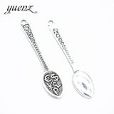 10 pcs Metal Spoom Charms Diy Jewelry Handmade Accessories Fashion Pendant Charms  57*11mm J282