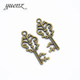 10 pcs Keys charms Metal Antique Zinc Alloy Pendant Charms Making DIY Handmade 83*32mm O250