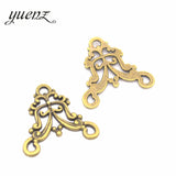 20pcs Antique Silver color Necklace Findings Metal Charm Pendants Jewelry Making DIY Charms Handmade G103