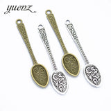 10 pcs Metal Spoom Charms Diy Jewelry Handmade Accessories Fashion Pendant Charms  57*11mm J282