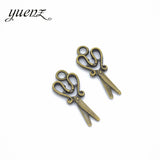 20pcs Antique Silver color Scissors Charm For Jewelry Making Handmade Crafts 28*12mm J187