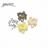 20pcs Horse Charms Antique Silver color Pendant fit Making Bracelets Jewelry Findings DIY Accessories 20*15mm D954