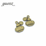 10pcs Antique Silver color Plated Perfume bottle Charms Pendants Jewelry Diy Jewelry Findings 18*13mm J192