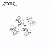30pcs Eagle Charms Pendants Fit necklace Jewelry Making 13*10mm D540