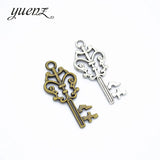 10 pcs Keys charms Metal Antique Zinc Alloy Pendant Charms Making DIY Handmade 83*32mm O250
