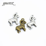 10pcs Ram Pendant Charms fit Charm Bracelets & Necklaces jewelry 22*15mm D9234