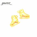 6pcs 3 color Antique silver color Metal Skates Charms Pendants For Jewelry Making Diy Handmade Jewelry 18*15mm N105