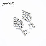 10 pcs Keys charms Metal Antique Zinc Alloy Pendant Charms Making DIY Handmade 83*32mm O250