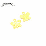 30pcs Letter Created for you Butterfly Charms Antique Pendant DIY Jewelry Making Necklace Earrings Accessories D209