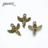 20pcs Antique silver Plated angel Charm Pendants Jewelry Diy Jewelry Accessories Making DIY Findings I239