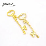 3 pcs 3 colour Antique silver Plated key Charm Pendants for Jewelry Making DIY Accessories Jewelry Findings 76*21mm O203