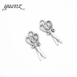 20pcs Antique Silver color Scissors Charm For Jewelry Making Handmade Crafts 28*12mm J187