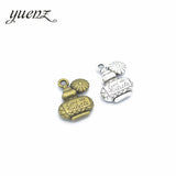 10pcs Antique Silver color Plated Perfume bottle Charms Pendants Jewelry Diy Jewelry Findings 18*13mm J192
