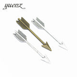 6 pcs 2 colour Charms arrow 64*11mm Antique Silver Plated Pendants Making DIY Handmade Tibetan Silver Jewelry M14
