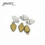 10pcs Strawberry Charms Tibetan Silver Bronze Pendants Antique Charm Jewelry Making DIY Handmade Craft 17*10mm K20