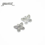 25pcs Charms Metal Butterfly Jewelry Making Bronze Tibetan Silver Plated Antique Pendants DIY Handmade Craft 17*14mm D234
