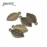 30 pcs Fashion Antique Tree leaf Charms Pendant Bracelets Necklace Jewelry Making Findings Accessories 23*12mm Q370