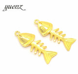 10pcs 3 color Antique Sliver animal fish Charm DIY metal charms for jewelry making 26*12mm D708