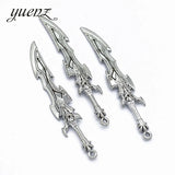 6 pcs Antique Silver color Game animation n Charms for diy charms pendant necklace jewelry making M55