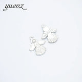 20pcs Charms Angel Metal Pendant Charms For Necklace Bracelet DIY Jewelry Accessories Crafts Pendant 19*14mm I216
