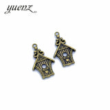 7pcs Antique Silver color Tree house Charm For Jewelry Making Handmade Crafts 30*18mm E9