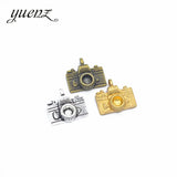 10pcs Antique silver Plated Zinc Alloy Necklaces Pendants Jewelry camera Charms Diy Handmade Jewelry Findings 16*15mm J242
