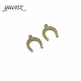 30pcs 6 Color Horseshoe Charms Tibetan Silver Bronze Pendants Antique Charm Jewelry Making DIY Handmade Craft 16*13mm D975