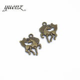 20pcs Horse Charms Antique Silver color Pendant fit Making Bracelets Jewelry Findings DIY Accessories 20*15mm D954