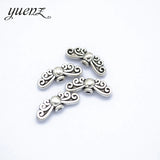 50pcs Antique Butterfly Wings Beads Alloy Spacer Beads For Necklace Bracelet Jewelry Making 14*5mm D438