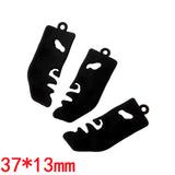 7 pcs High quality Spray paint Beauty Face Charm Woman Earring DIY Charms for Jewelry Making