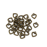 35 pcs vintage Tibetan Silver Plated heart Charms metal Pendants for Jewelry Making DIY Handmade Craft 14*12 mm A16