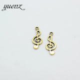 YuenZ 25pcs musical note Charms Tibetan Silver Bronze Pendants Antique Charm Jewelry Making DIY Handmade Craft 25*10mm P201