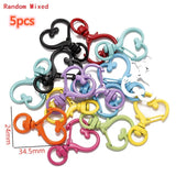 Multi-colors Mixed Alloy Open Rings Lobster Clasp Hooks Ball Chains DIY Jewelry Making Findings