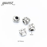 10Pcs 45 Style Owl Tortoise Buddha Lord Small Hole Bead Animal Flowers Charms For DIY Necklace Bracelets Jewelry Handmade Making