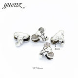 10Pcs 45 Style Owl Tortoise Buddha Lord Small Hole Bead Animal Flowers Charms For DIY Necklace Bracelets Jewelry Handmade Making