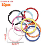 Multi-colors Mixed Alloy Open Rings Lobster Clasp Hooks Ball Chains DIY Jewelry Making Findings