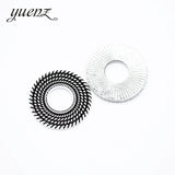5pcs Antique Silver color Ring Charm Pendants for Bracelet necklace Jewelry Accessories Diy Jewelry Making 26*26mm B155